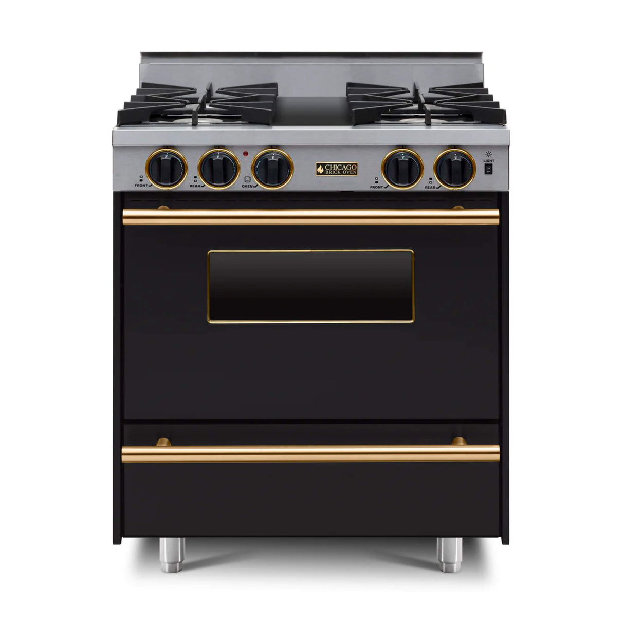 Chicago Brick Oven 30” All-Gas Range With Open Burners (SAK13420)