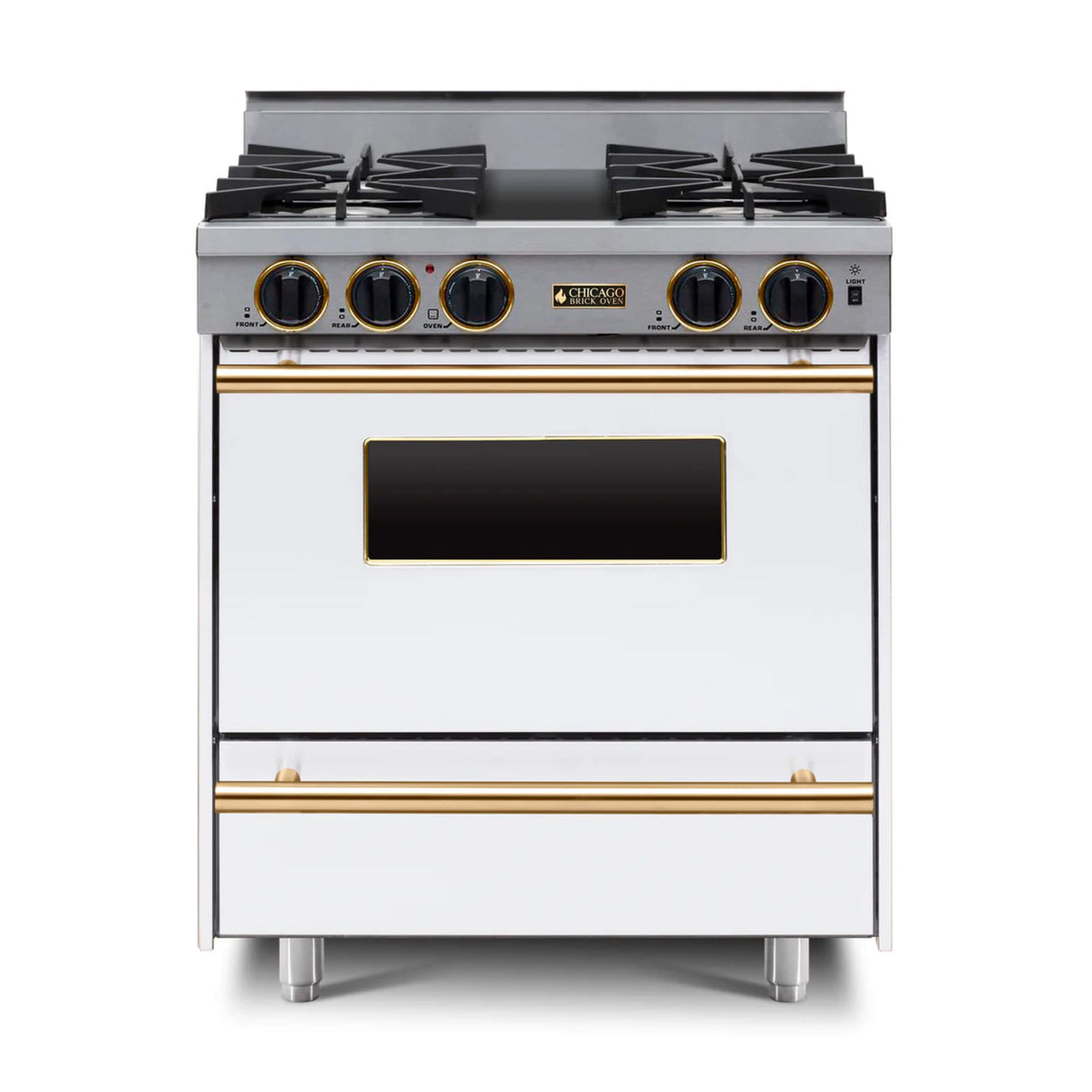 Chicago Brick Oven 30” All-Gas Range With Open Burners (SAK13420)
