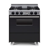 Chicago Brick Oven 30” Dual-Fuel Self-Cleaning Convection Range With Open Burners (SAK43568)