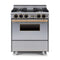 Chicago Brick Oven 30” Dual-Fuel Self-Cleaning Convection Range With Open Burners (SAK43568)