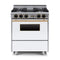Chicago Brick Oven 30” Dual-Fuel Self-Cleaning Convection Range With Open Burners (SAK43568)