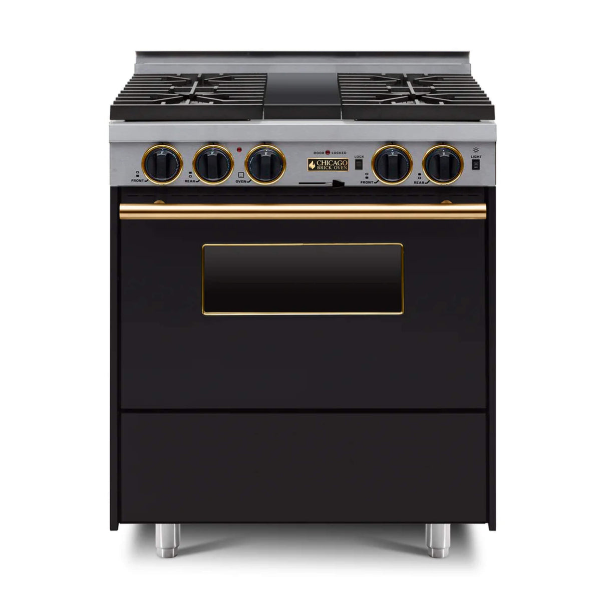 Chicago Brick Oven 30” Dual-Fuel Self-Cleaning Convection Range With Sealed Burners (SAK91342)