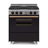 Chicago Brick Oven 30” Dual-Fuel Self-Cleaning Convection Range With Sealed Burners (SAK91342)