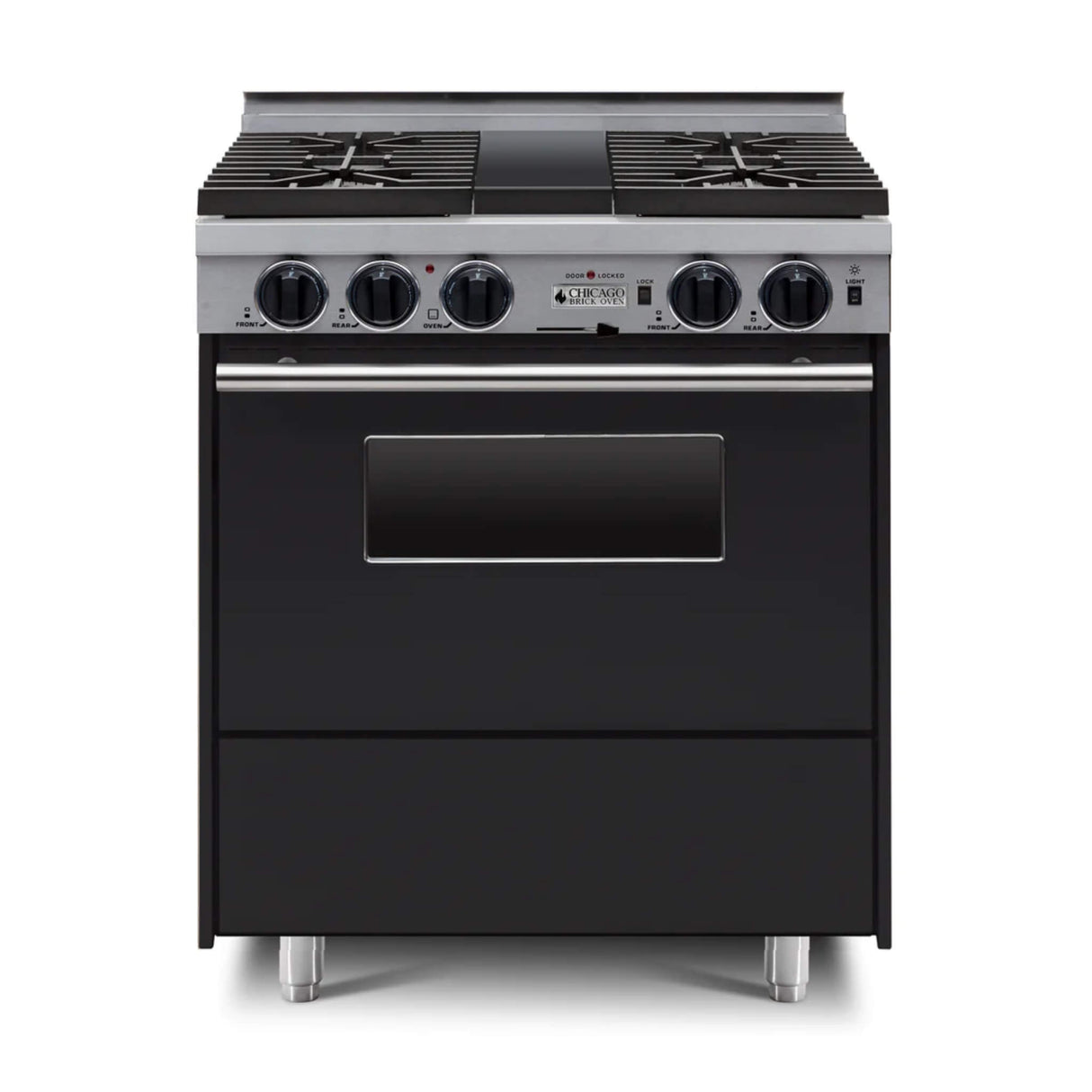 Chicago Brick Oven 30” Dual-Fuel Self-Cleaning Convection Range With Sealed Burners (SAK91342)