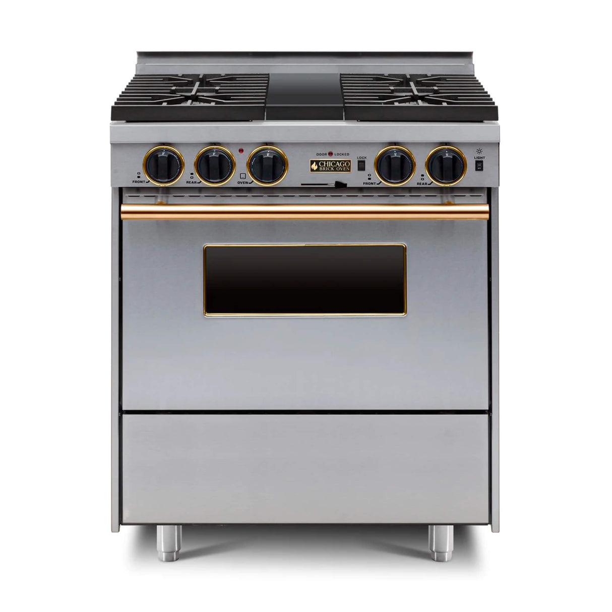 Chicago Brick Oven 30” Dual-Fuel Self-Cleaning Convection Range With Sealed Burners (SAK91342)