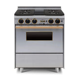 Chicago Brick Oven 30” Dual-Fuel Self-Cleaning Convection Range With Sealed Burners (SAK91342)