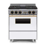 Chicago Brick Oven 30” Dual-Fuel Self-Cleaning Convection Range With Sealed Burners (SAK91342)