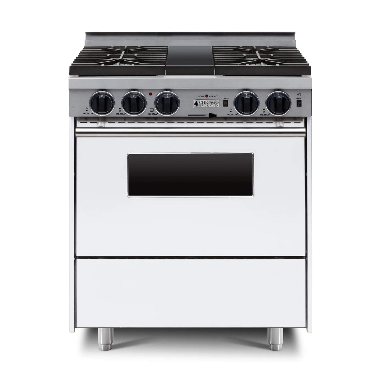 Chicago Brick Oven 30” Dual-Fuel Self-Cleaning Convection Range With Sealed Burners (SAK91342)