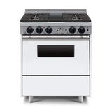 Chicago Brick Oven 30” Dual-Fuel Self-Cleaning Convection Range With Sealed Burners (SAK91342)