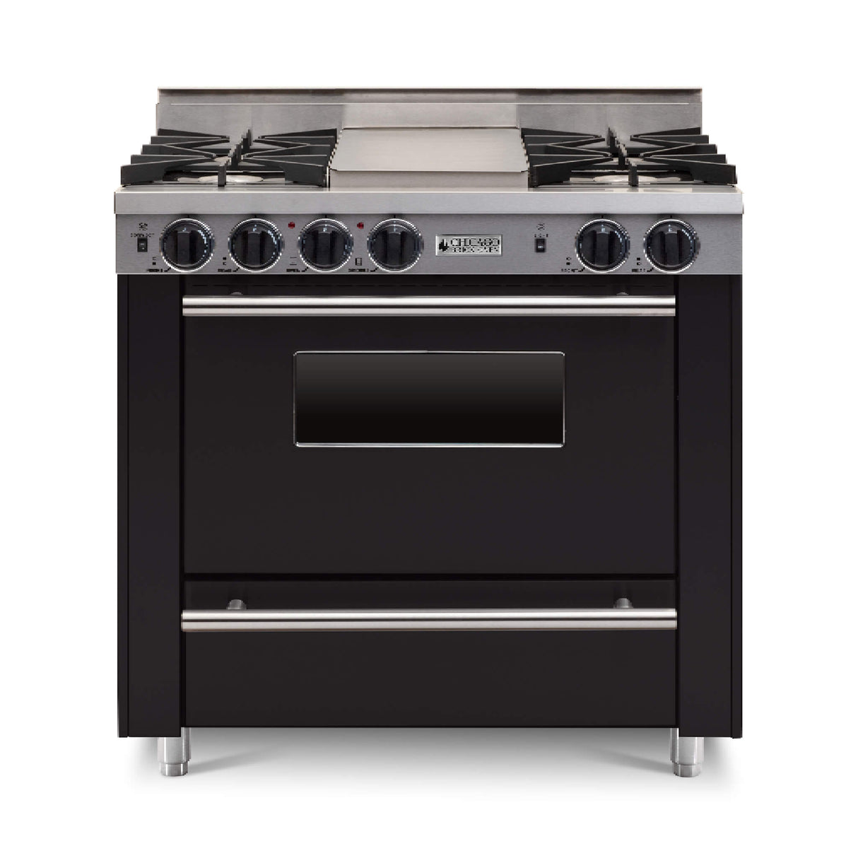 Chicago Brick Oven 36" All-Gas Range With Open Burners (SAK57012)