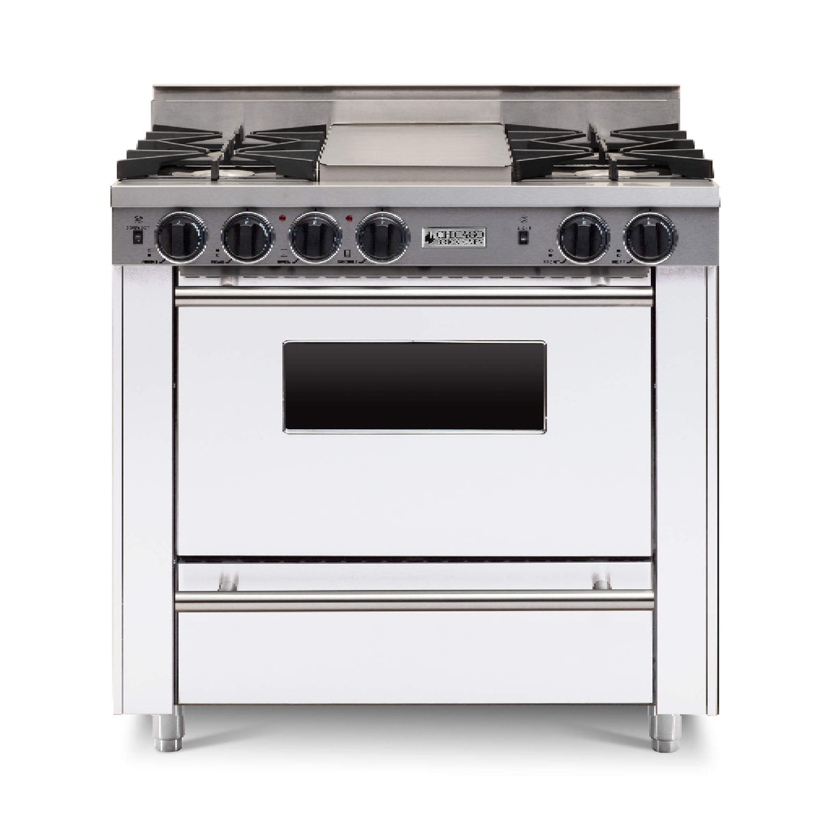 Chicago Brick Oven 36" All-Gas Range With Open Burners (SAK57012)