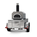 Chicago Brick Oven-750 Tailgater Wood Fired Pizza Oven On Trailer, 48" [CBO-O] (SAK82581)