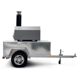 Chicago Brick Oven-750 Tailgater Wood Fired Pizza Oven On Trailer, 48" [CBO-O] (SAK82581)