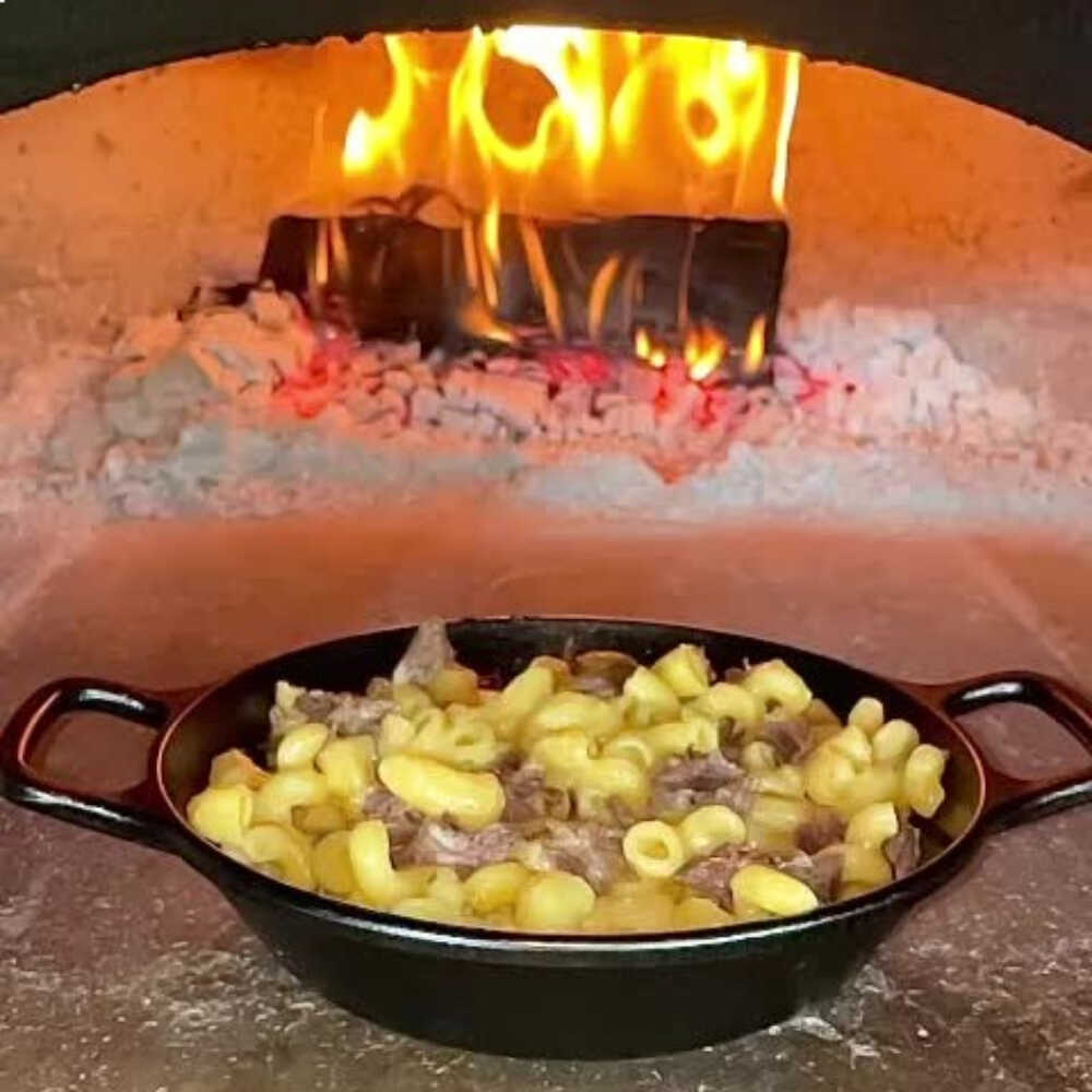 Chicago Brick Oven-750 Tailgater Wood Fired Pizza Oven On Trailer, 48" [CBO-O] (SAK82581)