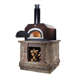 Chicago Brick Oven CBO-500 Countertop Wood Fired Pizza Oven With (27x22)" Heart Space [CBO-O-CT-500] (SAK75148)