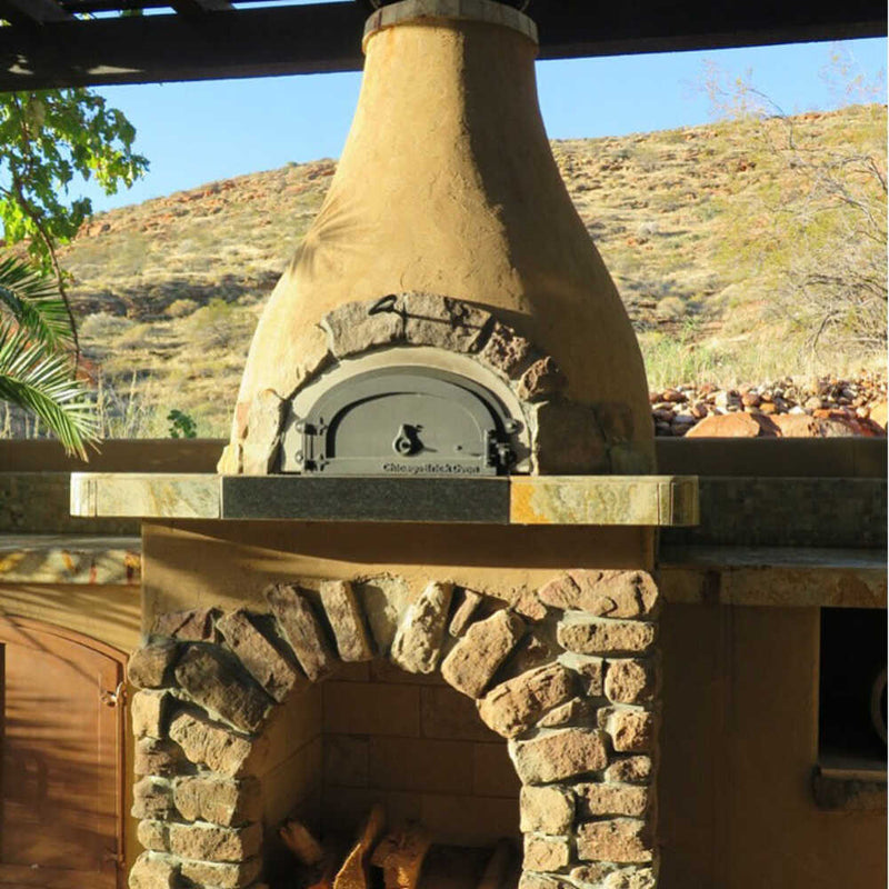 Chicago Brick Oven CBO-500 Wood Fired Pizza Oven DIY Kit With 27" x 22" Cooking Surface [CBO-O-KIT-500] (SAK15892)