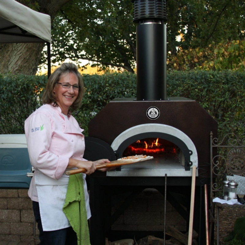 Chicago Brick Oven CBO-750 Countertop Wood Fired Pizza Oven With (38x28)" Cooking Surface [CBO-O-CT-750] (SAK42753)
