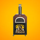 Chicago Brick Oven CBO-750 Mobile Wood Fired Freestanding Pizza Oven, 40" [CBO-O-MBL-750] (SAK49372)