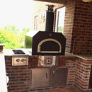 Chicago Brick Oven CBO-750 Residential Hybrid Countertop Pizza Oven With Skirt [CBO-O-CT-750-HYB-SKT] (SAK94512)