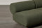 Valencia Christina Boucle Fabric Right Arm Sofa, Olive Green