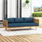 Claremont 3-Seater Acacia Wood Daybed Sofa With Water-Resistant Cushions (SAK65773)