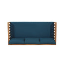 Claremont 3-Seater Acacia Wood Daybed Sofa With Water-Resistant Cushions (SAK65773)