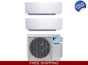 Daikin 2MXL18WMVJU9 with FTXS09/15WVJU9 Heat Pump