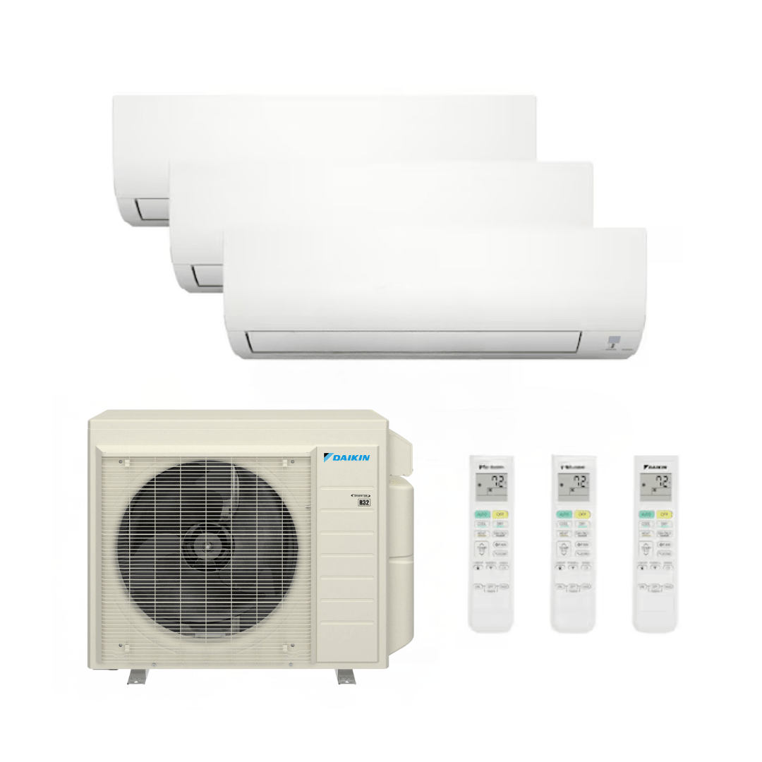 Daikin MXM Series 3-Zone Multi-Split Heat Pump 3MXM24AVJU9 + CTXV07AVJU9 + FTXV09AVJU9 + FTXV12AVJU9