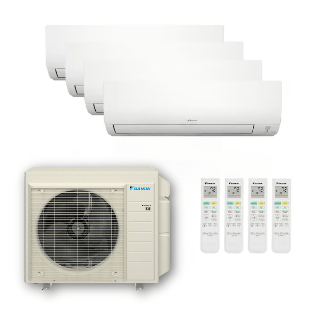 Daikin MXM Series 4 Zone Outdoor Multi Split Heat Pump 4MXM36AVJU9, FTXV09AVJU9 + FTXV09AVJU9 + FTXV15AVJU9 + FTXV15AVJU9