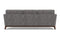 Valencia Sintra Fabric Three Seats Sofa, Grey