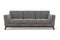 Valencia Sintra Fabric Three Seats Sofa, Grey