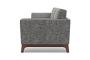 Valencia Sintra Fabric Three Seats Sofa, Grey