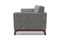 Valencia Sintra Fabric Three Seats Sofa, Grey