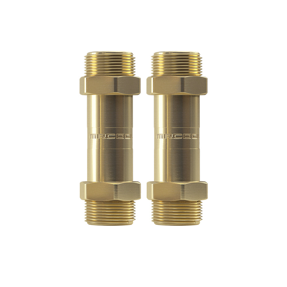 MRCOOL® DIY 3/8 in. x 5/8 in. Brass Couplers (2-Pack) with 75 ft. of Communication Wire
