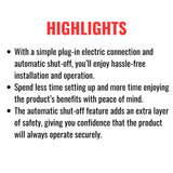 Dimplex DFR 25" Premium Plug-In Electric Firebox With Remote Control [DFR2551G] (SAK15250)