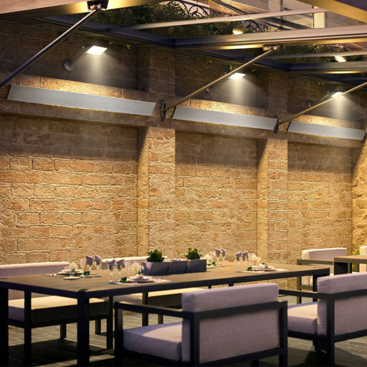 Dimplex DLW 70" Noiseless Radiant Electric Heater For Outdoor And Indoor, 3200W (SAK15698)