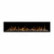 Dimplex Ignite Evolve Built-In Frosted Tumbled Glass Linear Electric Fireplace With Heat Boost System & Trim Kit (SAK59214)