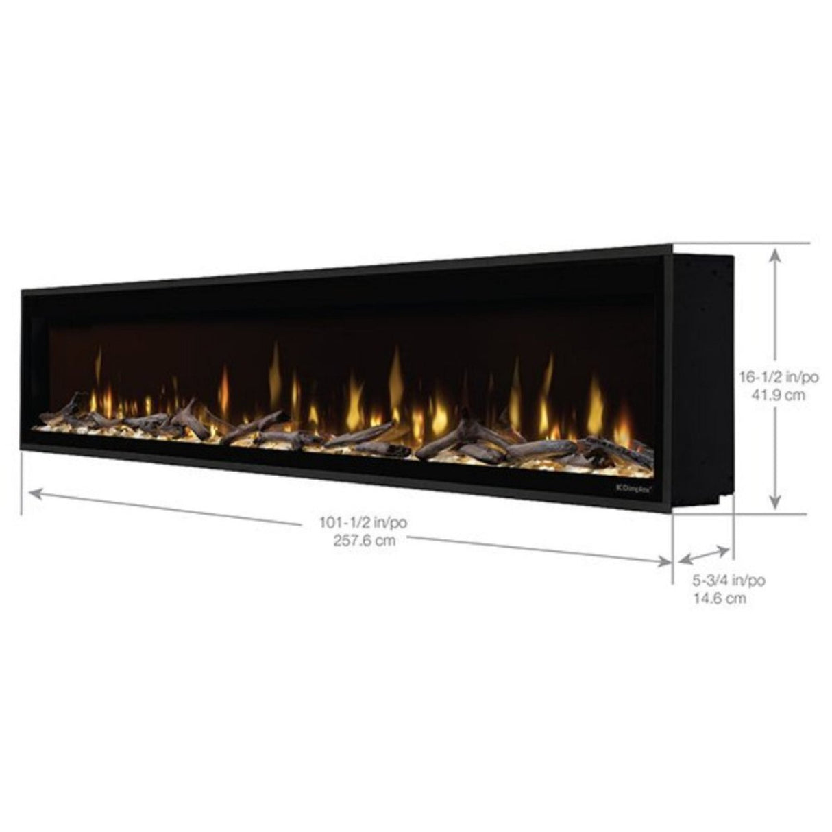 Dimplex Ignite Evolve 50" Premium Built-In Linear Electric Fireplace With Trim Kit [500002573] (SAK34812)