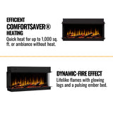 Dimplex Ignite Ultra Built-In Electric Fireplace With Multi Function Remote Control [ULT50/60/74/88] (SAK51854)