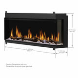 Dimplex IgniteXL Bold 60" Built-In Linear Modern Electric Fireplace With Multi Colored Flames [XLF6017-XD] (SAK90413)