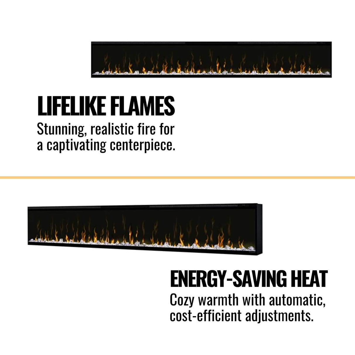 Dimplex IgniteXL 100" Built-In Linear Fireplace Electric [XLF100] (SAK28479)