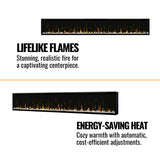 Dimplex IgniteXL 100" Built-In Linear Fireplace Electric [XLF100] (SAK28479)