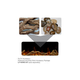 Dimplex IgniteXL 74" Premium Built-In Linear Electric Fireplace With Integrated Heater Fan [XLF74] (SAK14736)