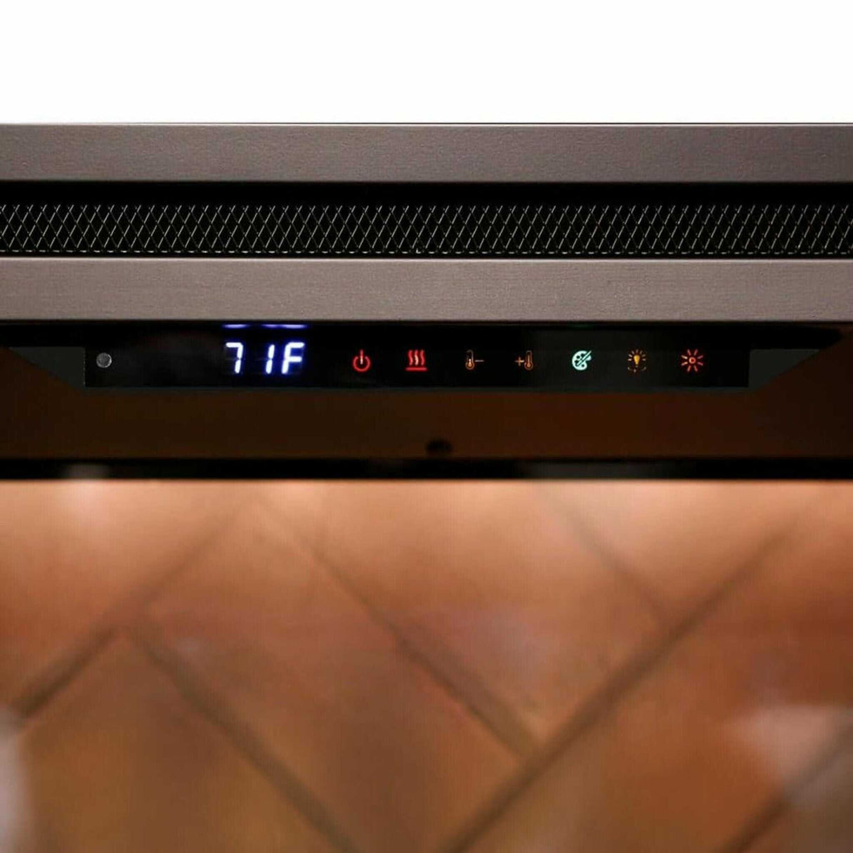 Dimplex Revillusion Herringbone Brick Built-In Electric Firebox With Front Glass [RBF30/36/42] (SAK12893)