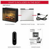 Dimplex Revillusion Herringbone Brick Built-In Electric Firebox With Front Glass [RBF30/36/42] (SAK12893)