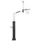 Dominator 54" Glass Backboard Adjustable Basketball Hoop