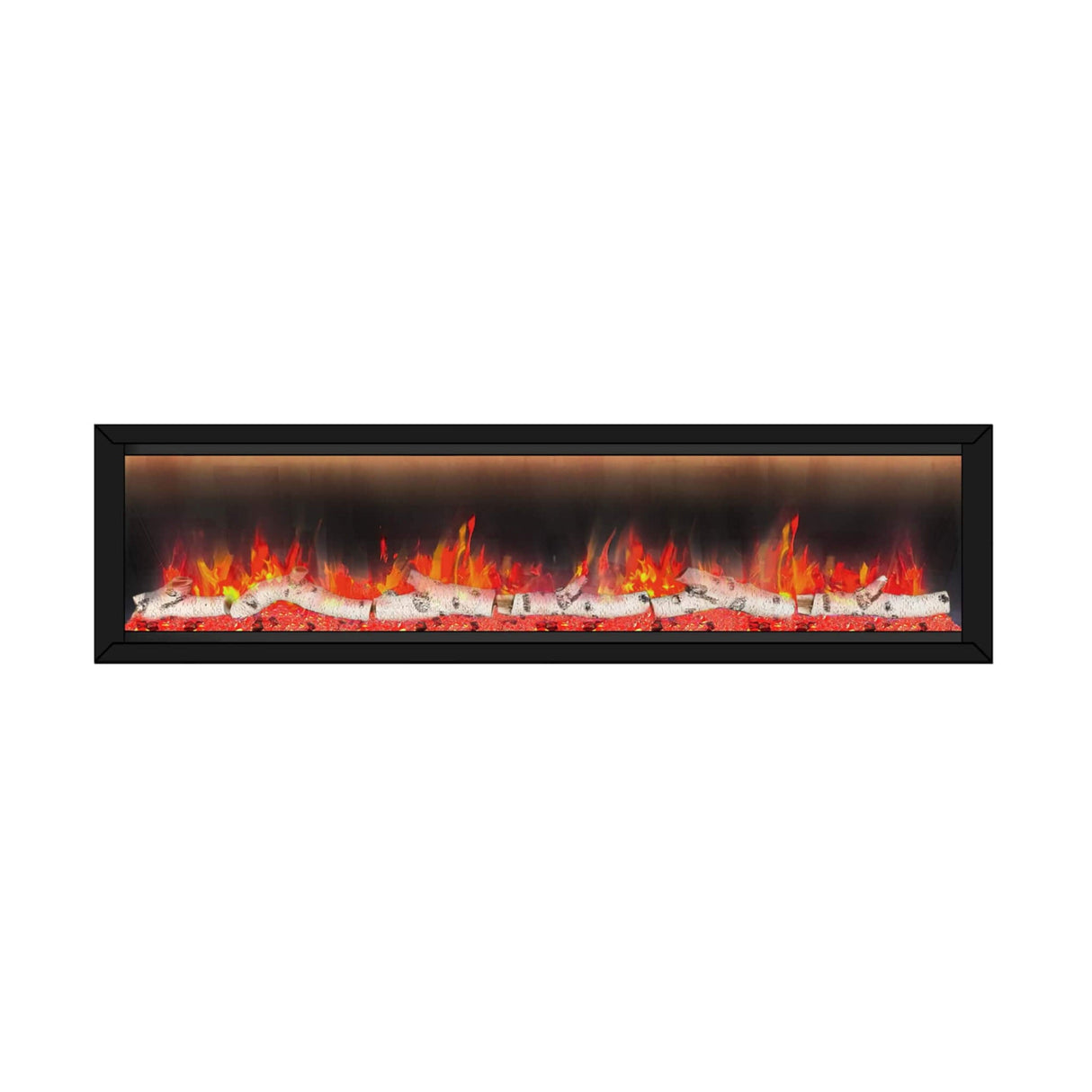 Dynasty Allegro 76" Black Smart Linear Electric Fireplace [DY-BFM76] (SAK56392)