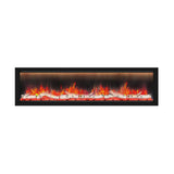 Dynasty Allegro 76" Black Smart Linear Electric Fireplace [DY-BFM76] (SAK56392)