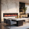 Dynasty Allegro 82" Flush Mount Smart Linear Electric Fireplace [DY-BFM82] (SAK29014)