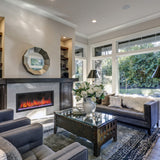 Dynasty Cascade 52" Recessed Smart Linear Electric Fireplace With Dynasty App [DY-BTX52] (SAK73485)